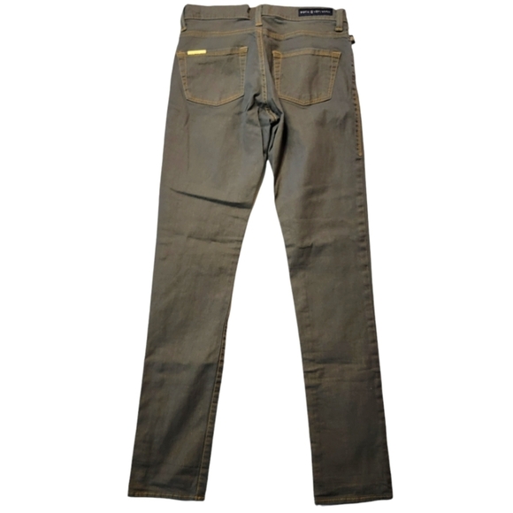 Rock& Republic Berlin Metallic Bronze Jeans Size 4 Gold Bronze - Picture 3 of 5